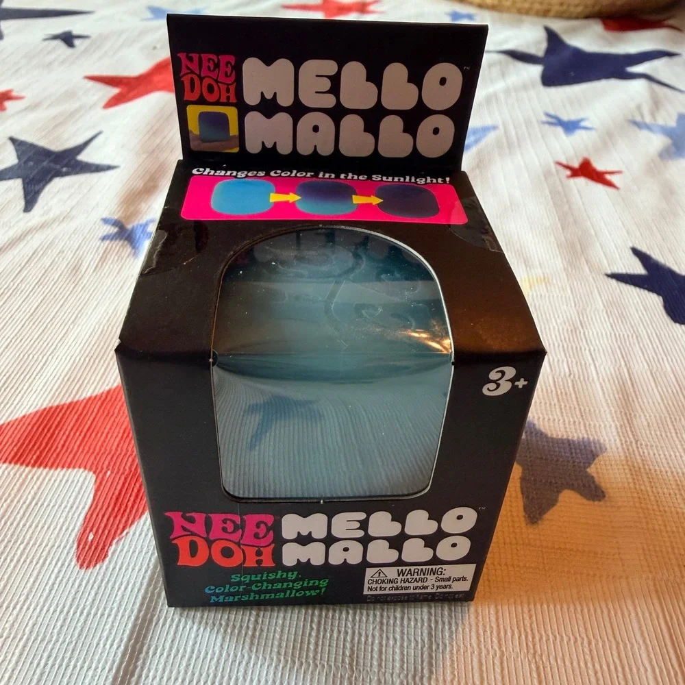 Schylling NeeDoh Mello Mallo Color Changing Squishy Stress Toy